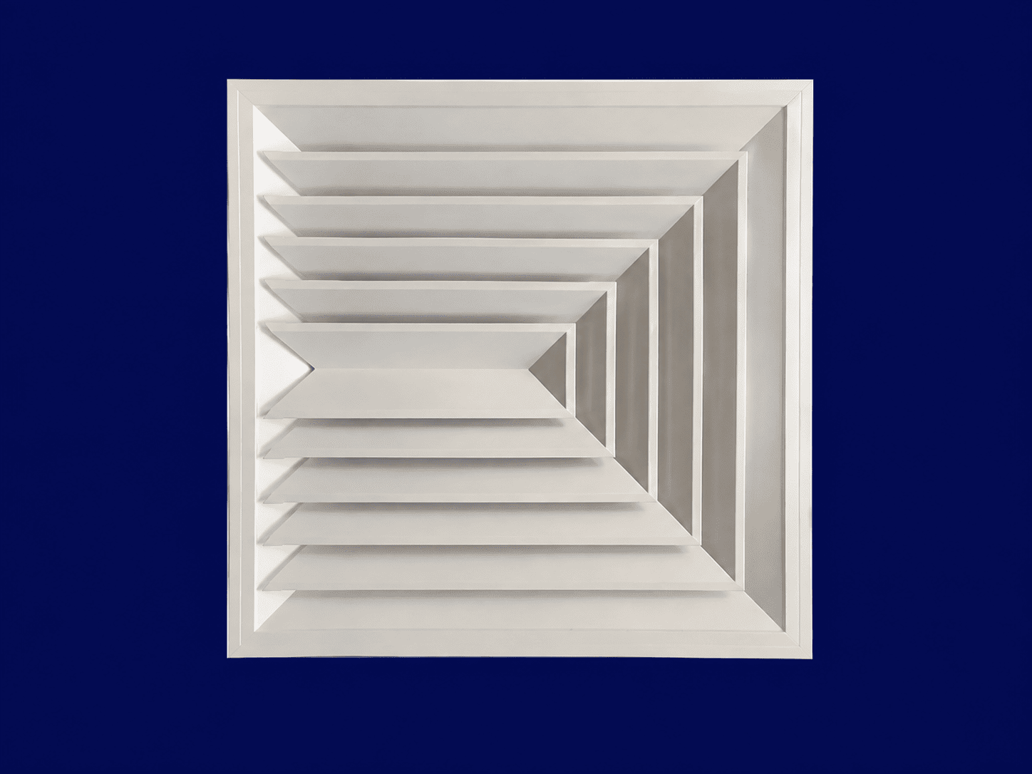 Square Ceiling Diffuser - Three Way Throw