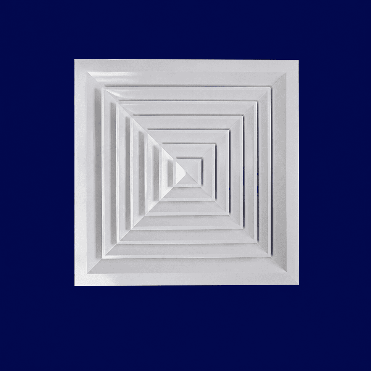 Square Ceiling Diffuser - Four Way Throw